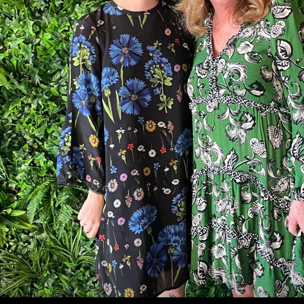 Anthropology floral dress